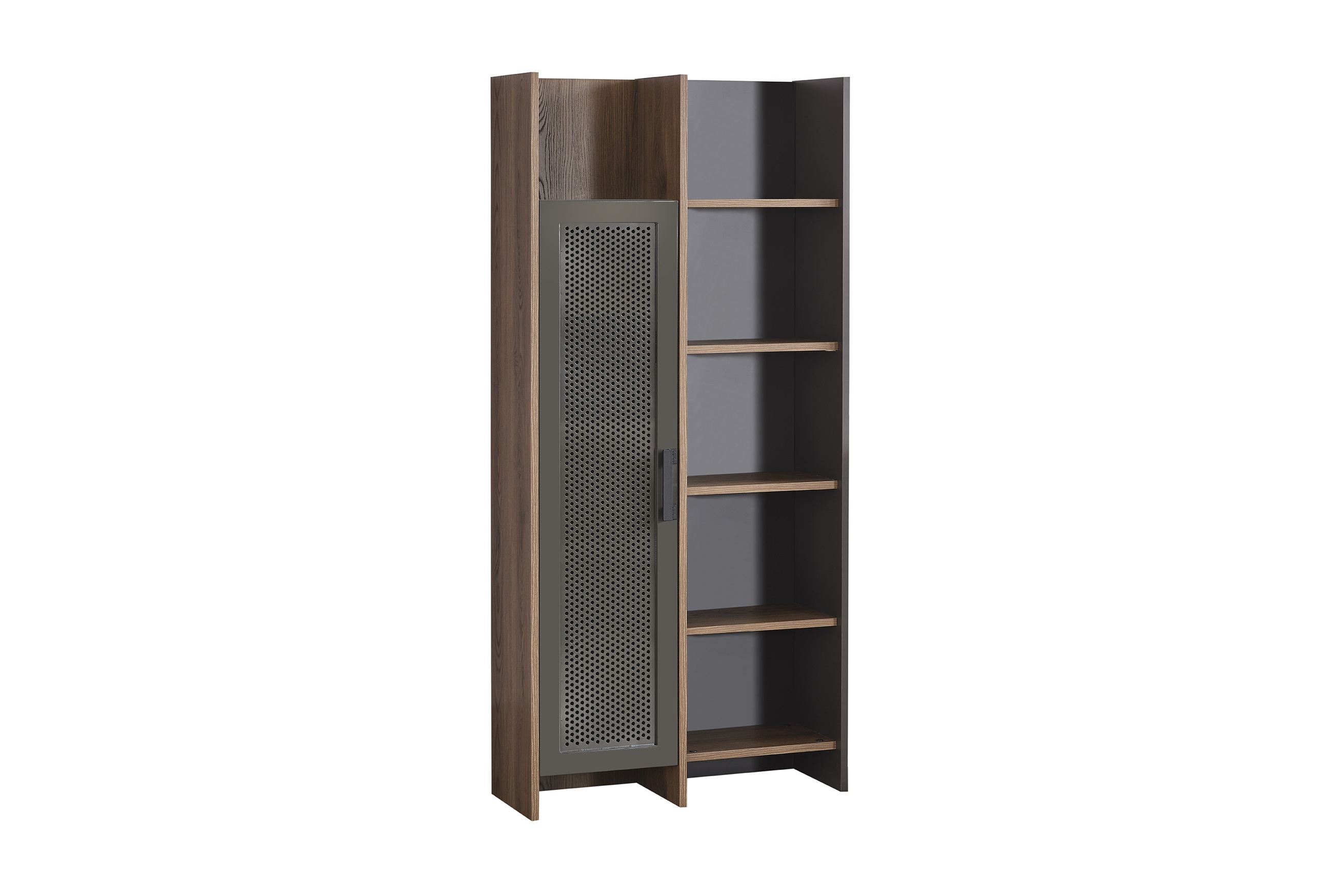 Bücherregal Craft in Anthrazit/Holzoptik