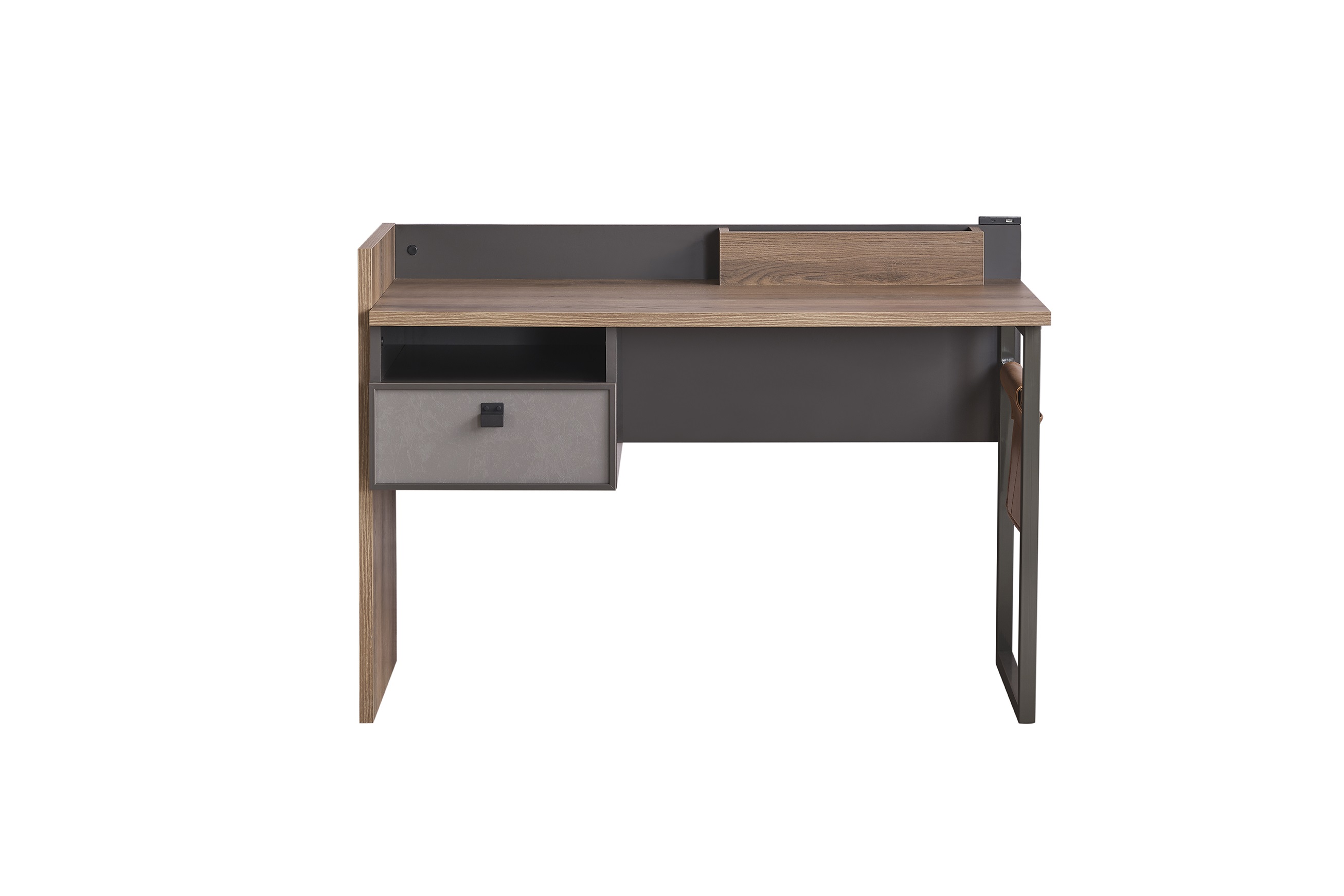 Schreibtisch Craft in Anthrazit/Holzoptik