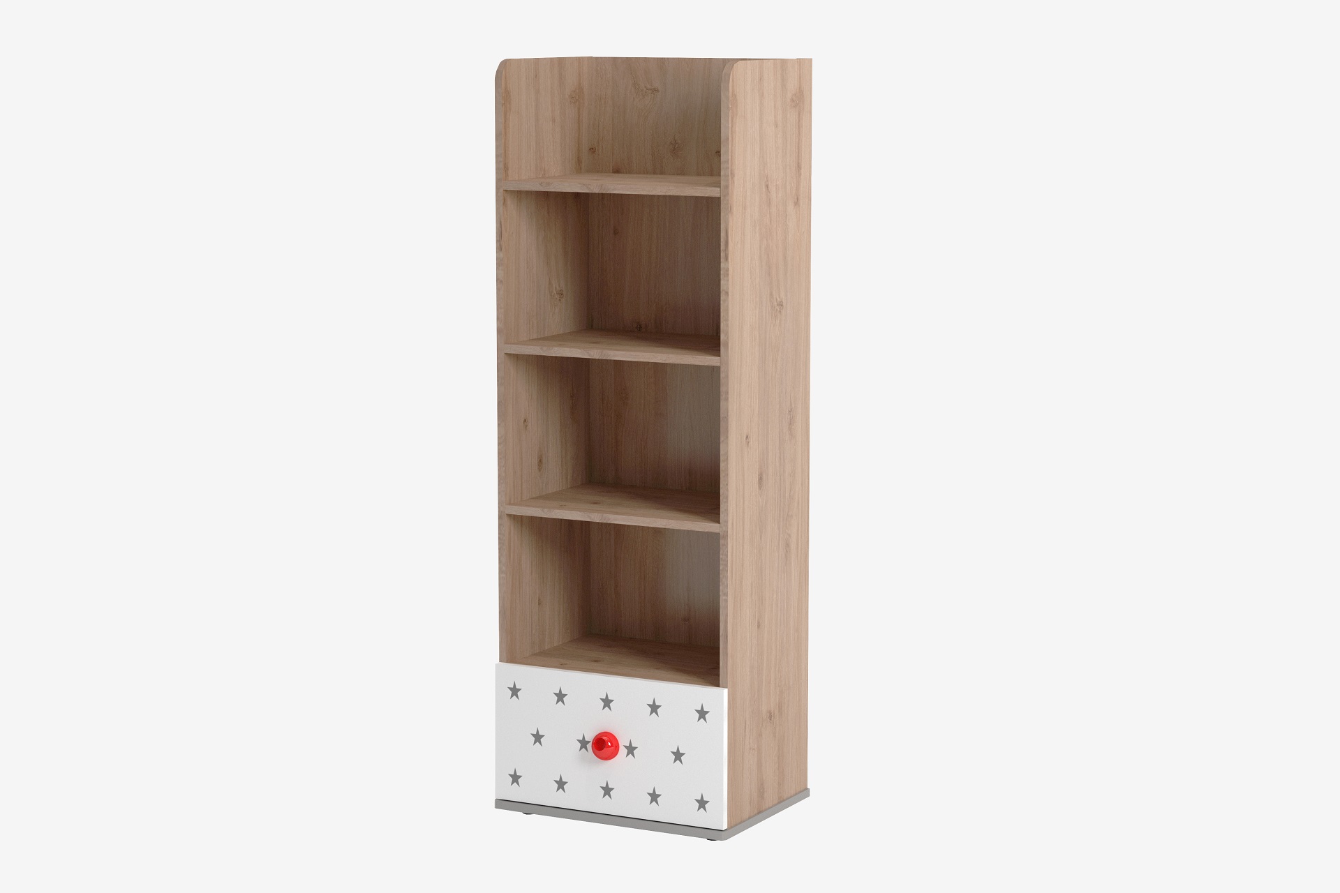 Kinderzimmer-Set Stars in Holzoptik/Braun 5-Teilig