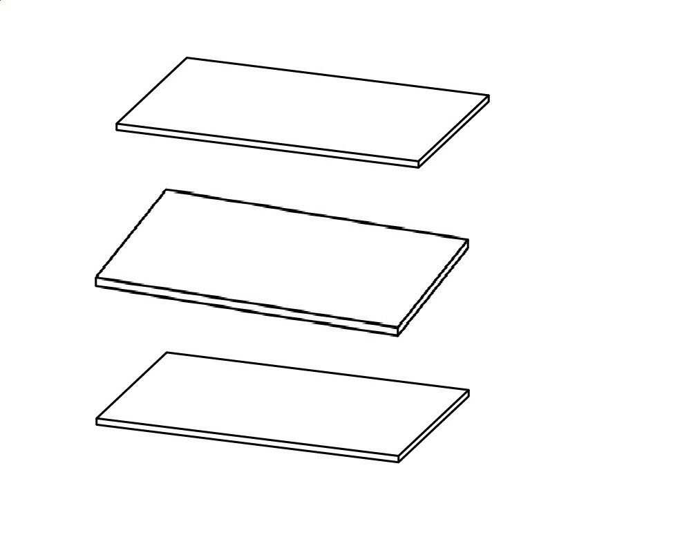 Einlegeboden Eco 3-er Set