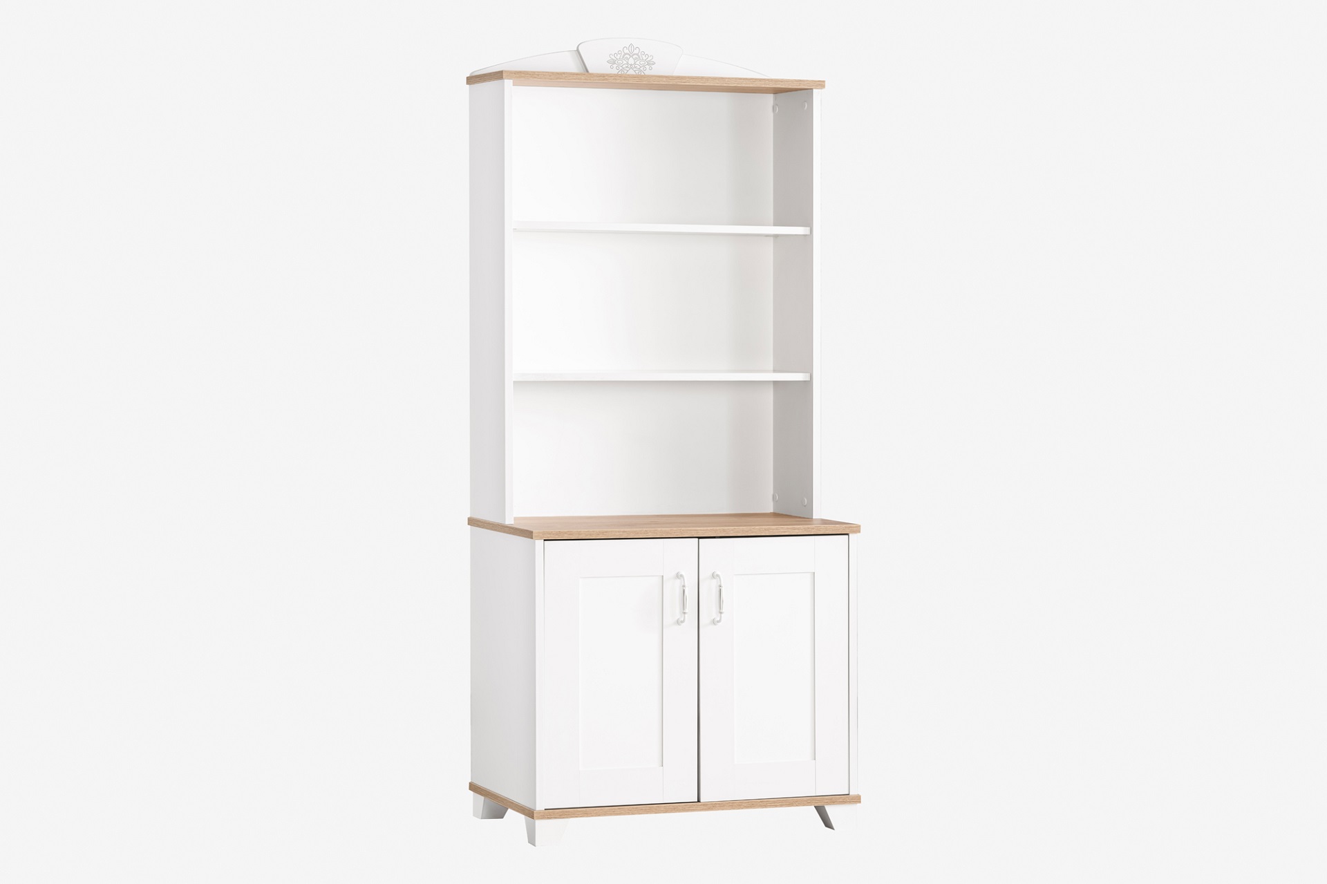 Bücherregal Freya in Weiß/Holzoptik