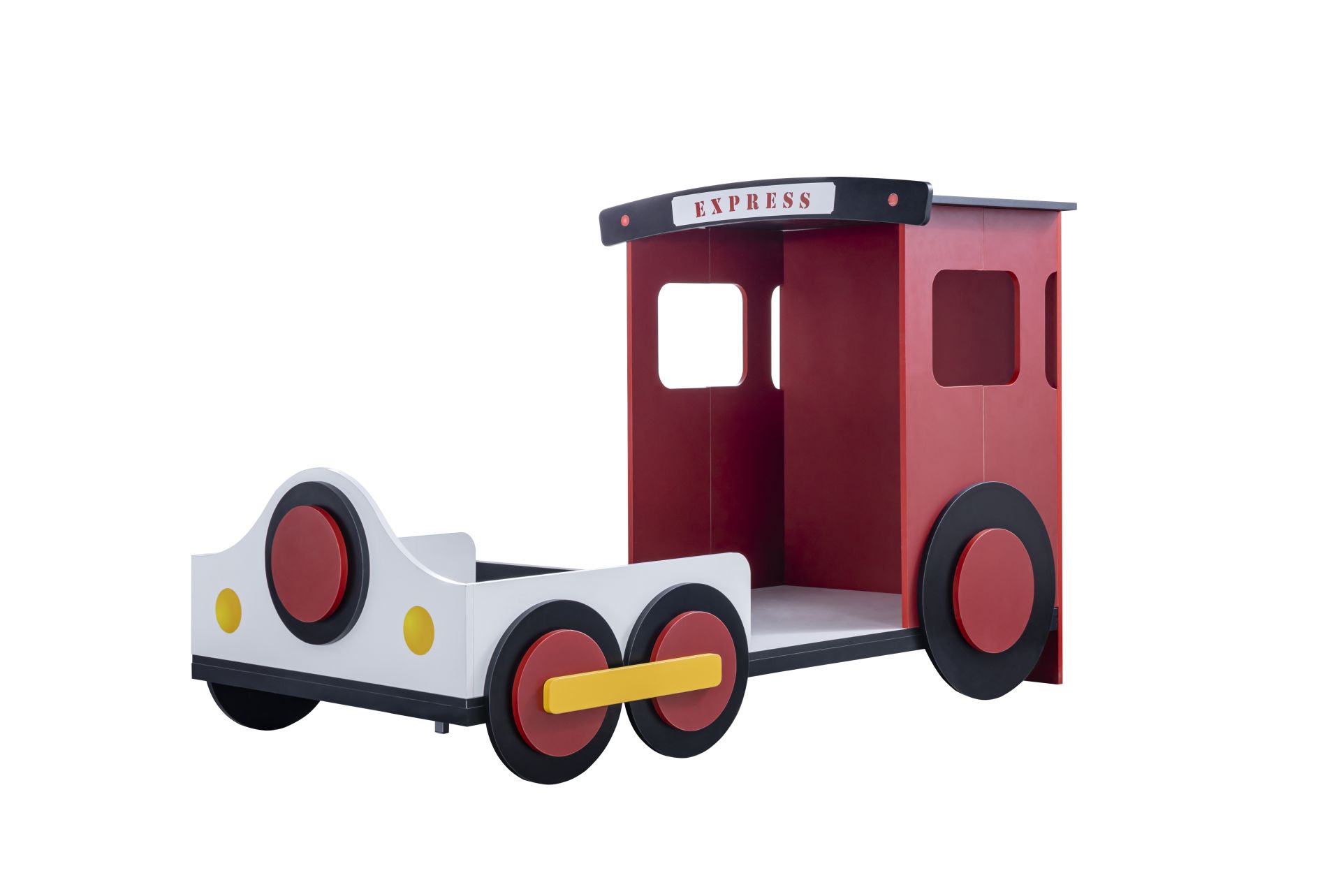 Kinderbett Express im Lokomotiven Design 90x190 cm