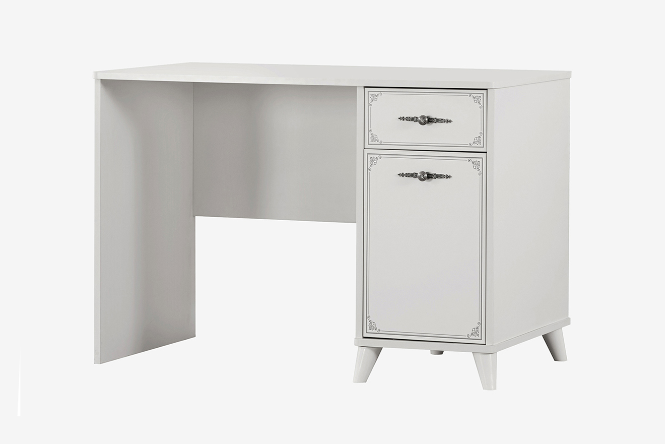 Schreibtisch Pearl in Weiß
