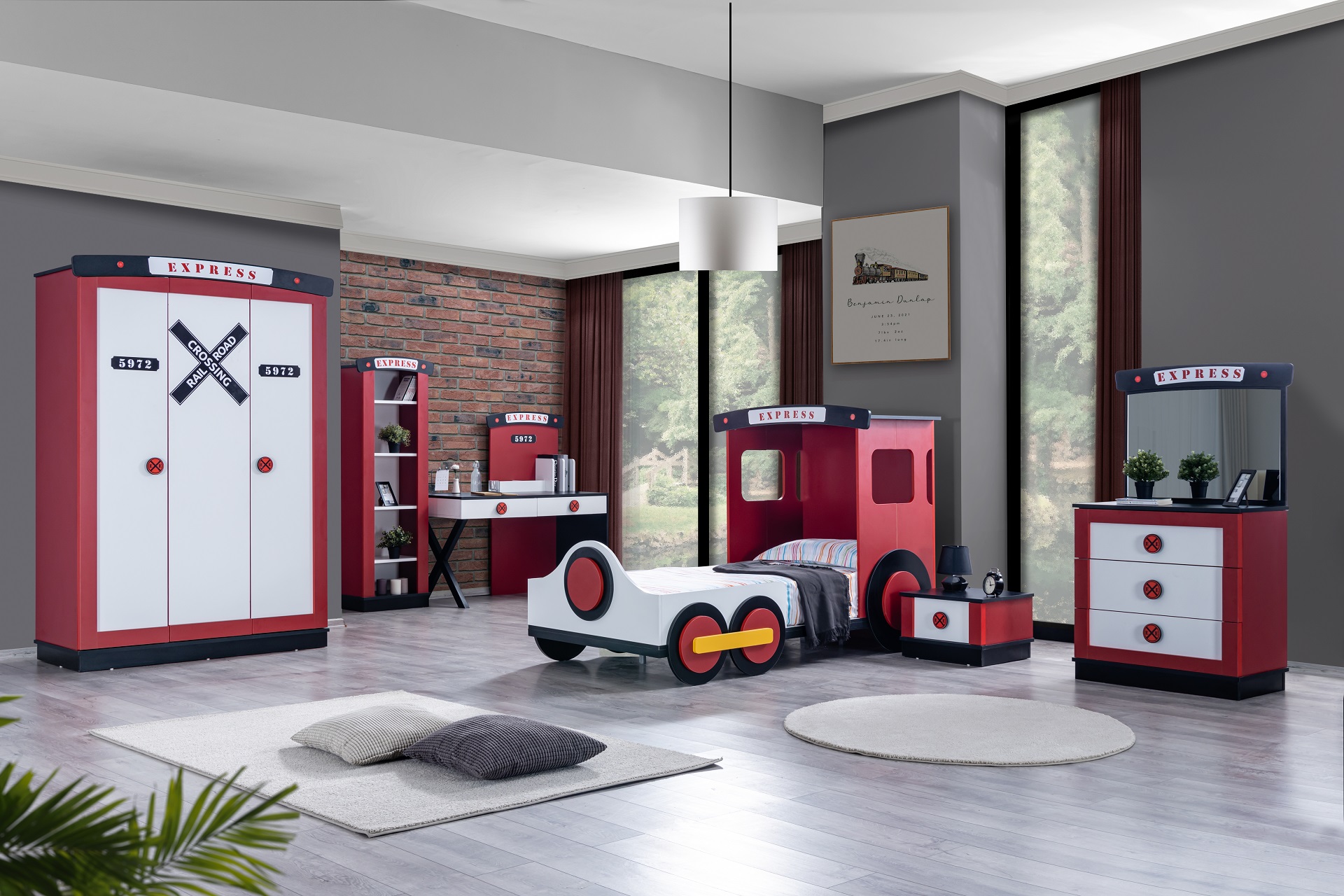 Kinderzimmer Set Express 6-teilig