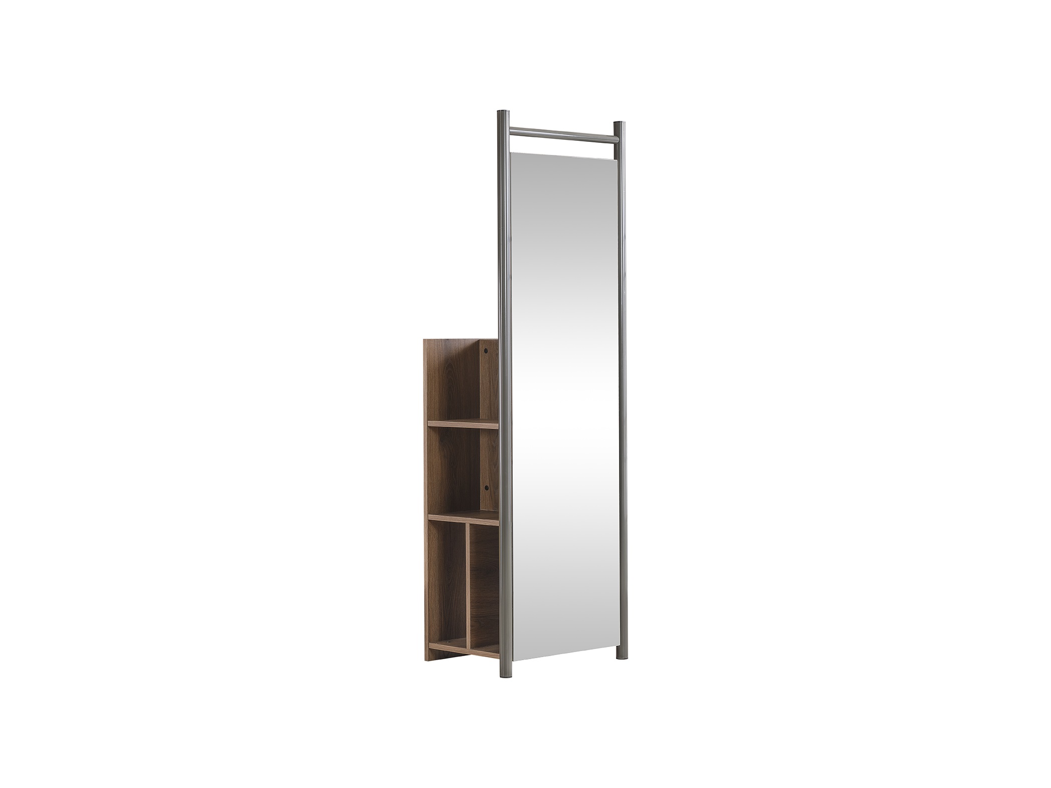 Standspiegel Craft in Anthrazit/Holzoptik