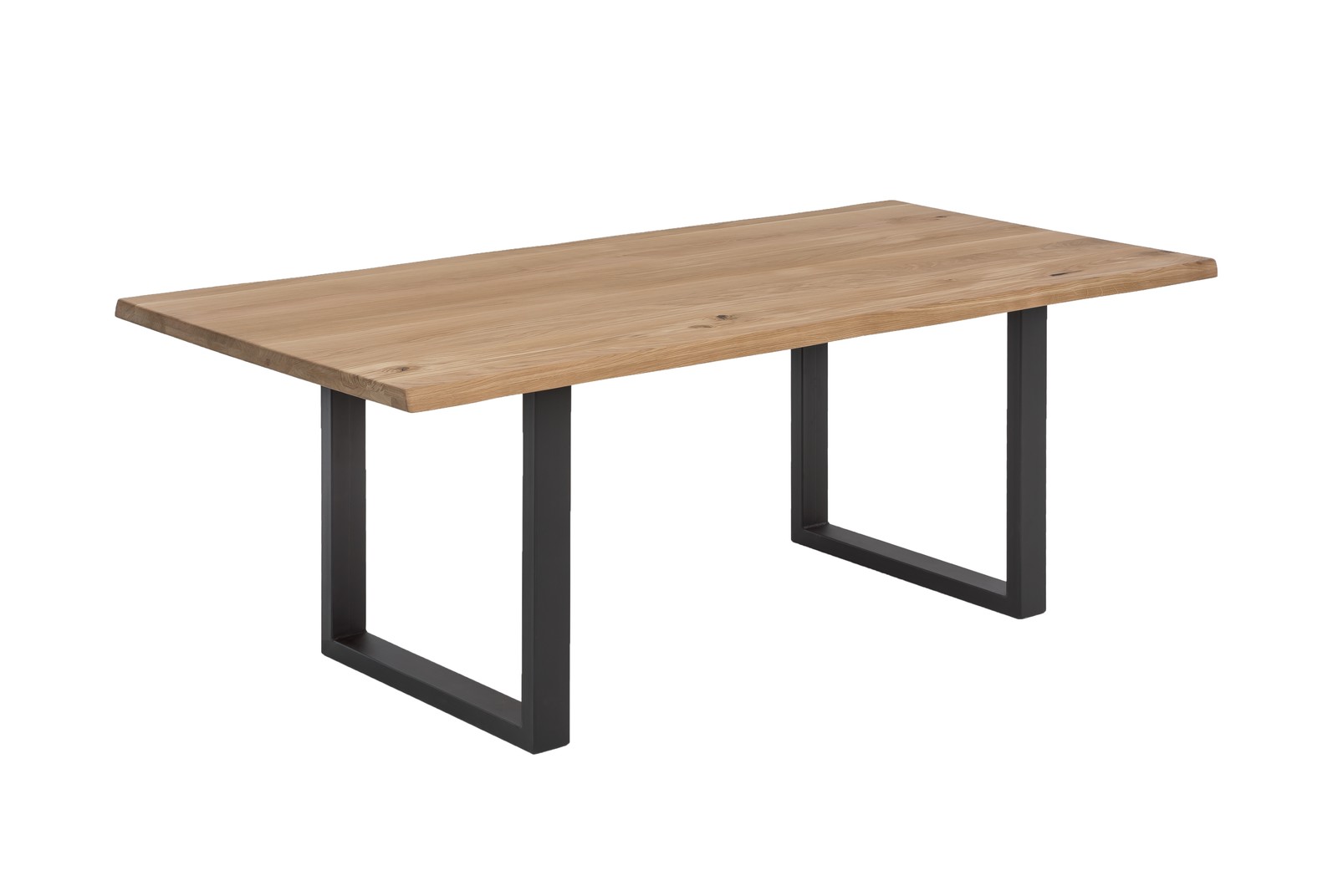 Baumkante-Esstisch TABLES & CO 120 x 80 cm Wildeiche