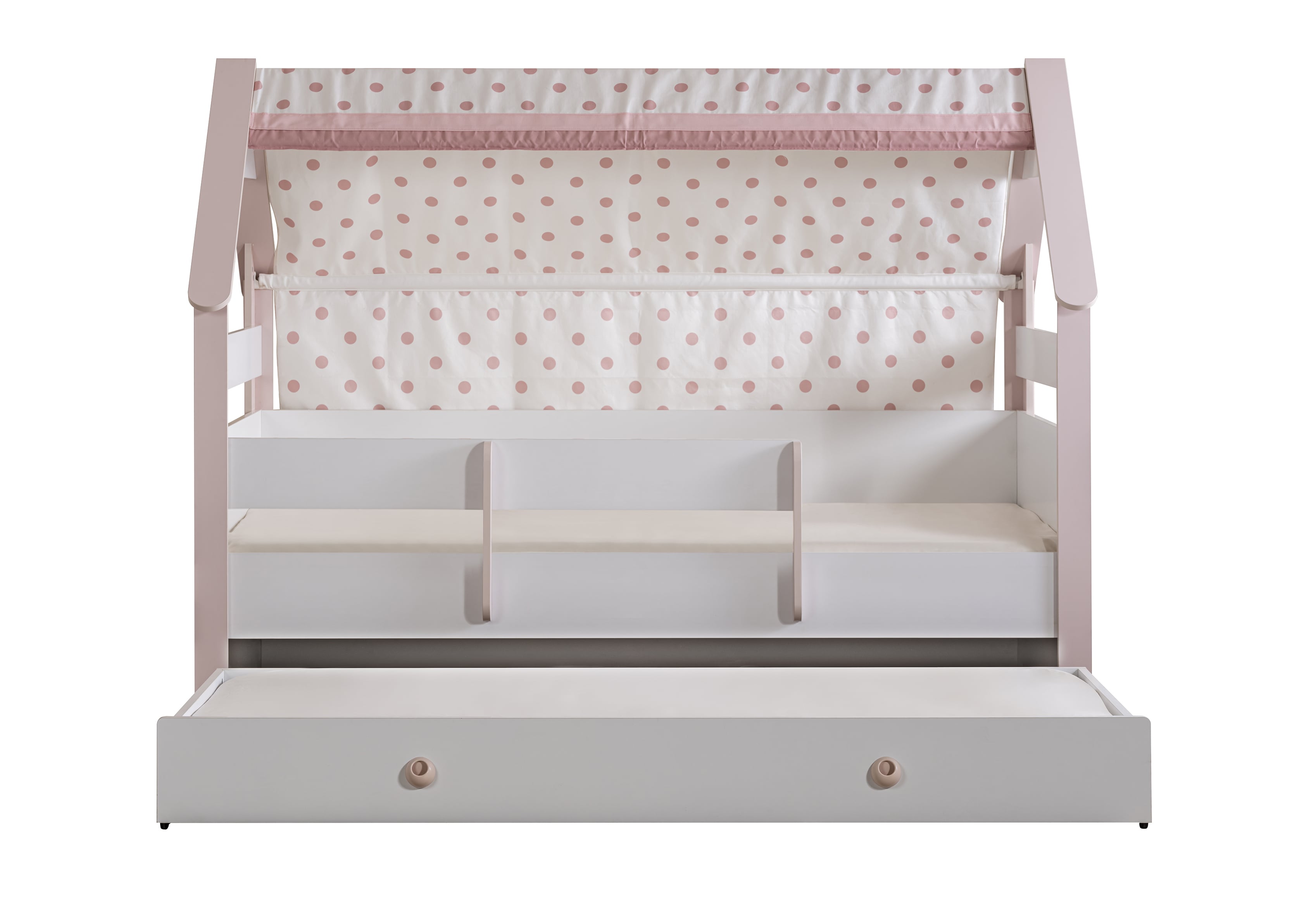 Kinderzimmer-Set Rainbow in Weiß/Rosa 4-Teilig