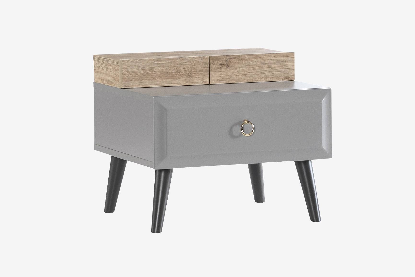 Jugendzimmer-Set Luna in Grau 5-Teilig