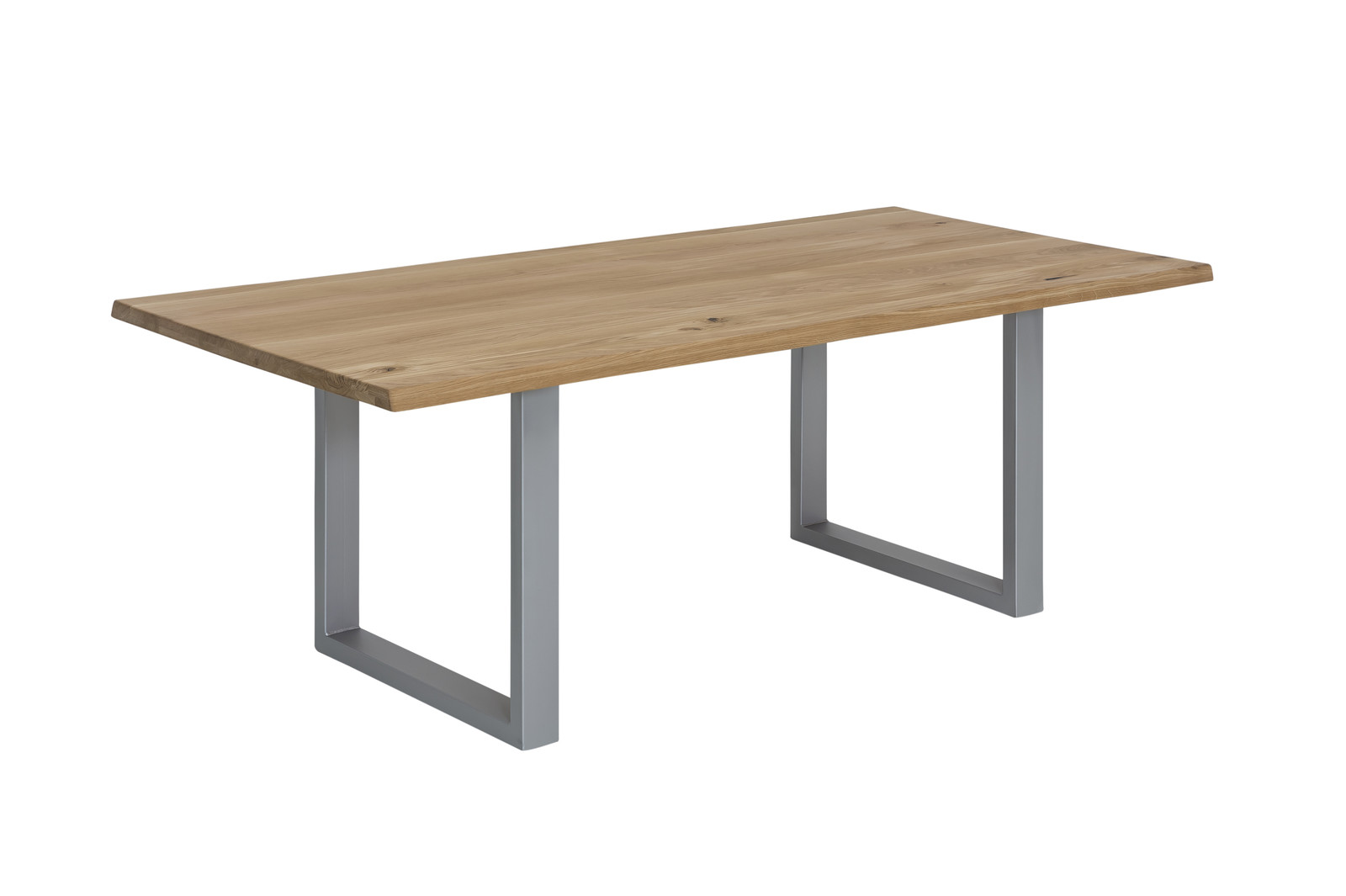 Baumkante-Esstisch TABLES & CO 120 x 80 cm Wildeiche