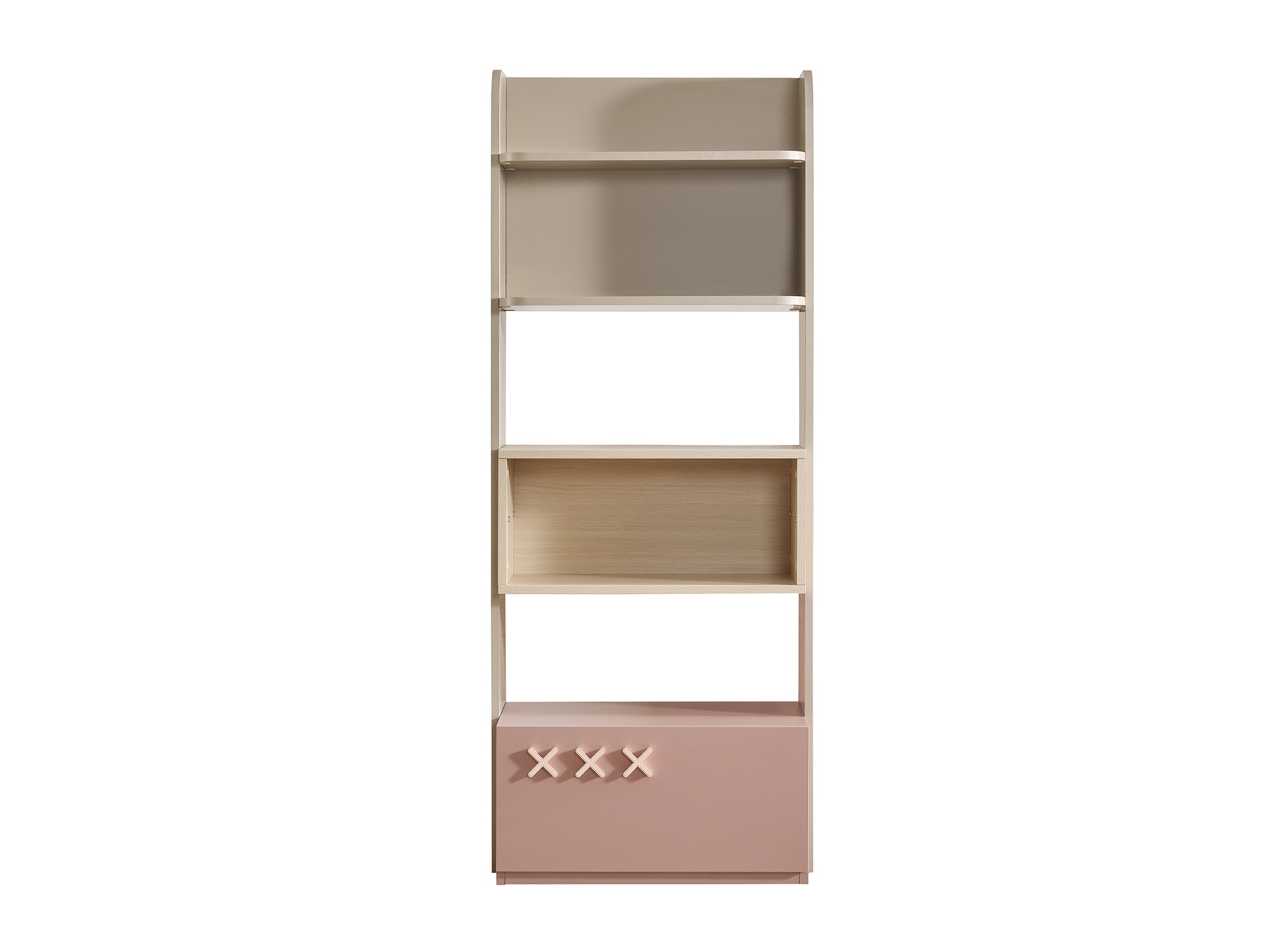 Schreibtisch-Set Rosie 4-Teilig in Rosa/Beige