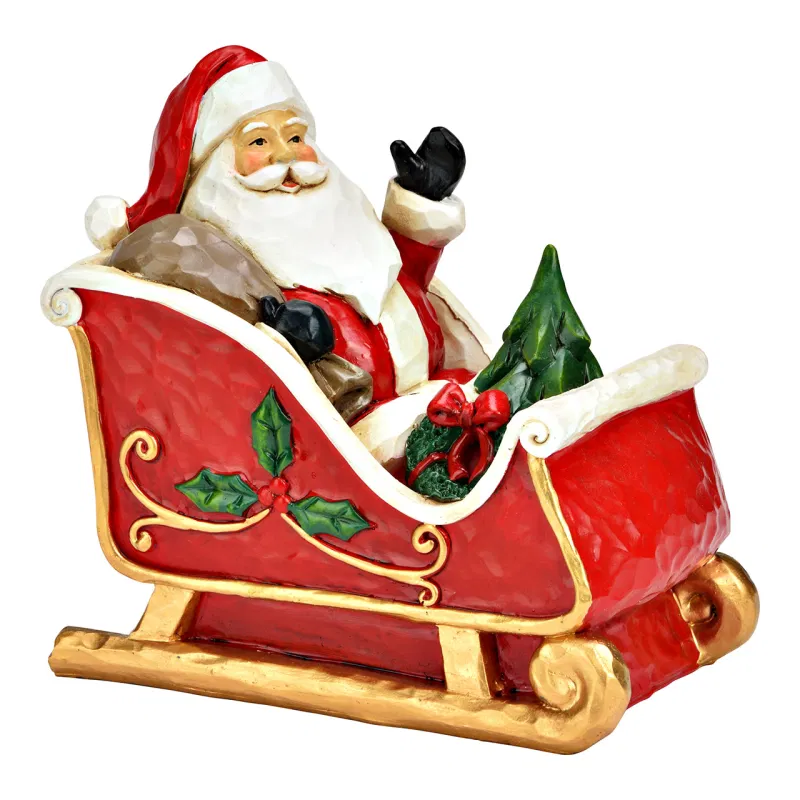 Weihnachtsmann auf Schlitten