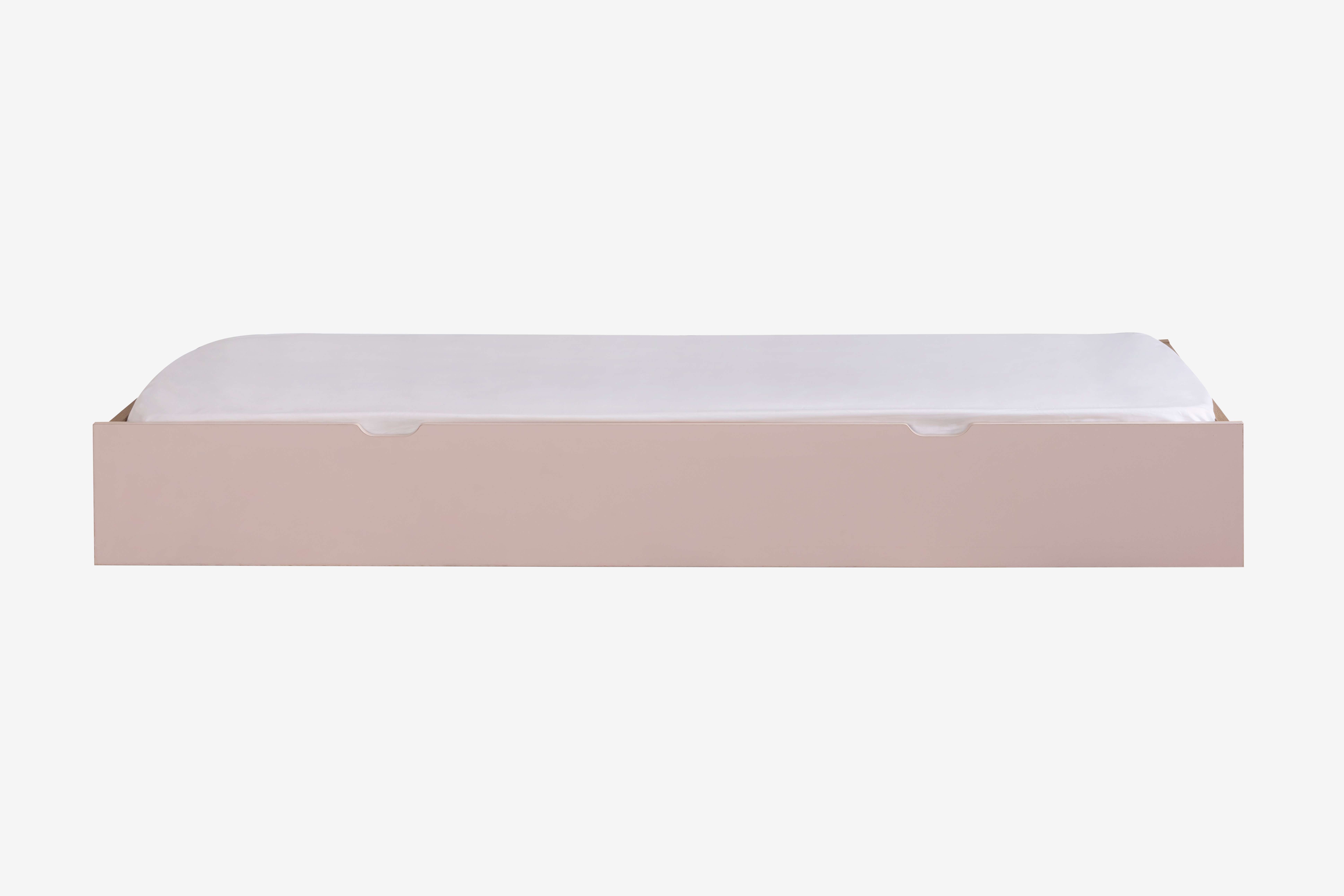 Etagenbett Angel 5-Teilig in Holzoptik/Weiß/Pink