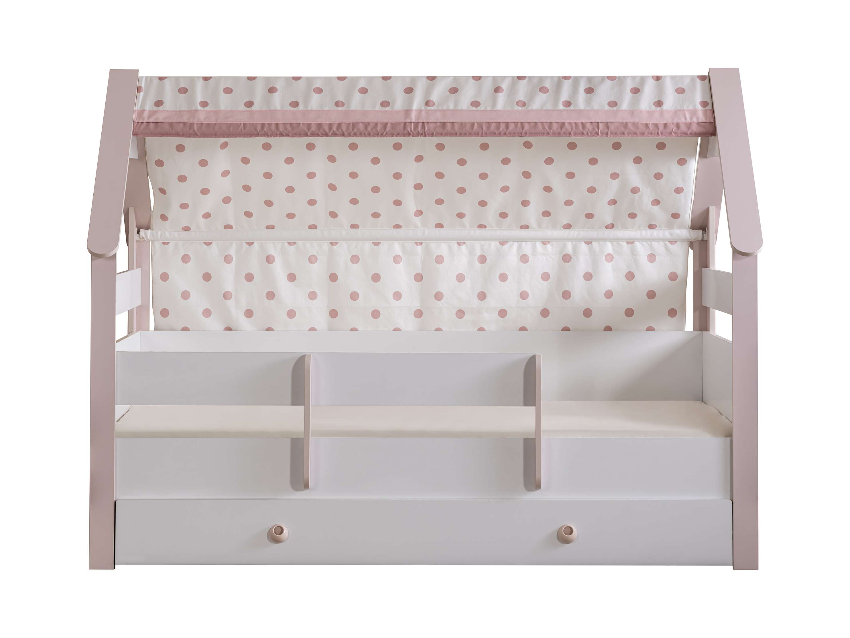 Kinderzimmer-Set Rainbow in Weiß/Rosa 4-Teilig