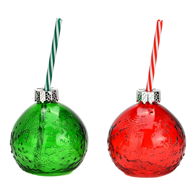 Trinkglas Weihnachtkugel 2er-Set 450ml