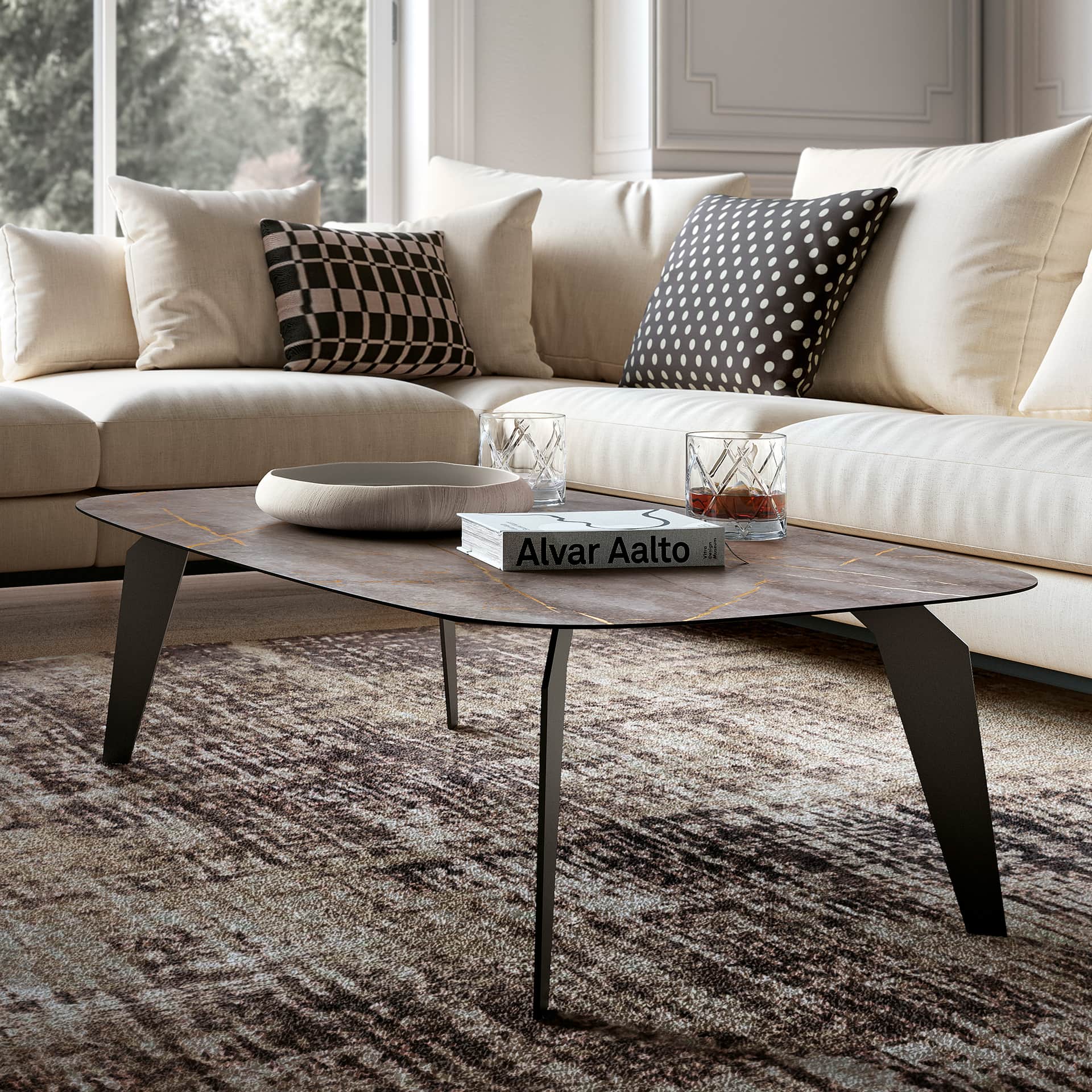 Couchtisch Hexa 120 x 75 cm