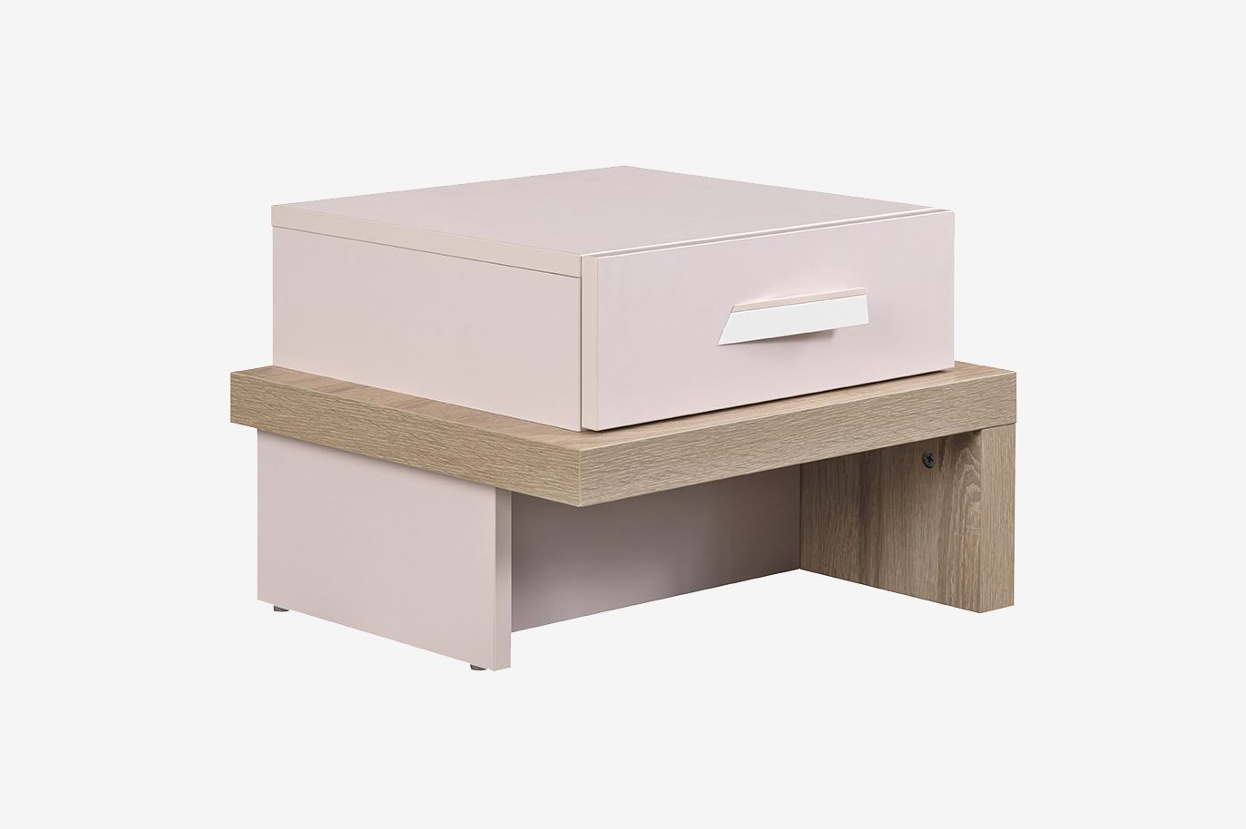 Jugendzimmer-Set Angel 4-Teilig in Holzoptik/Pink